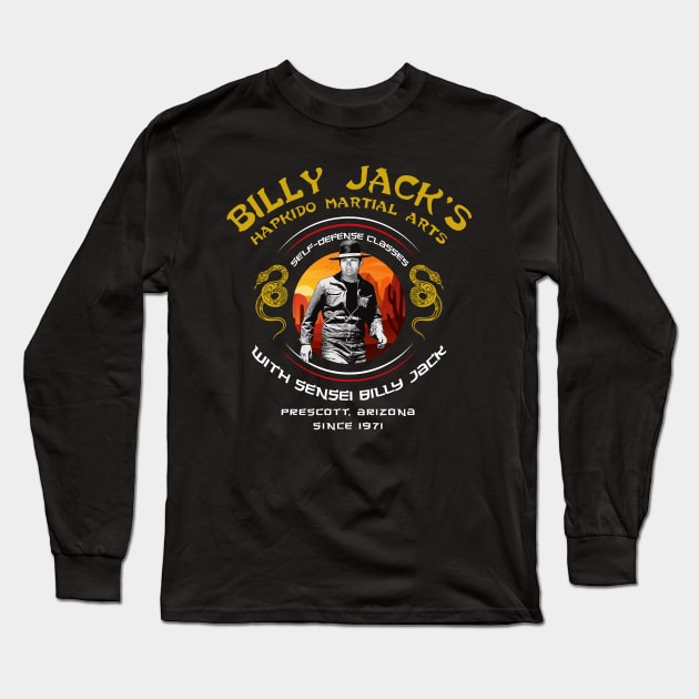 Billy Jack's Hapkido Martial Arts Long Sleeve T-Shirt by Alema Art